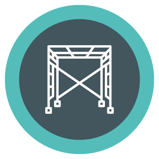 Capital Construction Training Group Scaffolding Icon